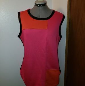 3 For $12 - Faux Leather Trimmed Shirt